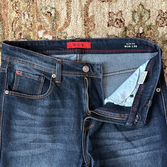 MBX Men’s Jeans Slim Fit - Picture 7 of 10
